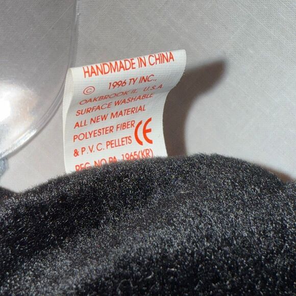 Vintage Ty Beanie Babies Aquatic Trio – Goldie 1993, Crunch 1996 & Waves 1996 – - Picture 16 of 16